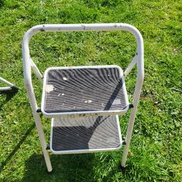 small step ladder as seen and folds flat