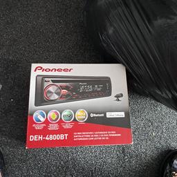 pioneer dt
eh-4800BT car radio cd player
Bluetooth functionality to synch to phone to go hands free motoring
CDRds receiver
Cd rds player