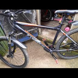 Carrera mountain bike 27.5 wheels,20 inch frame 8 speed new tyres in very good condition. would swap cheaper bike plus cash. 150ono collection from Stonebroom