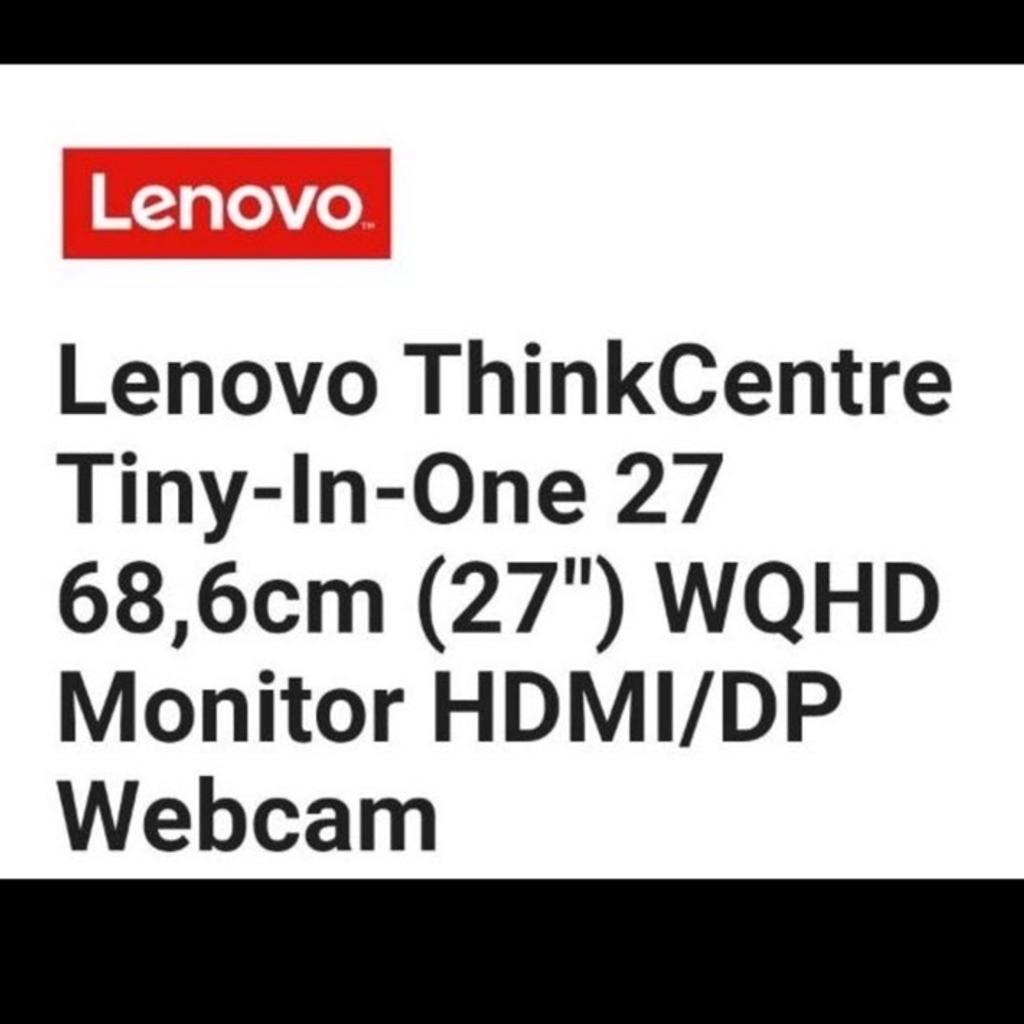 Biete einen neu verpackten Lenovo Monitor an. Mit neuen Zubehör

Preis ist Verhandelbar

Kein postalischer Lieferung möglich

Bei Fragen anrufen 015906515261