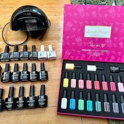 Huge set of gel polishes. Most brand new or barely used. Got for Christmas but allergic so can’t use. Ideally collection or local delivery in Durham.