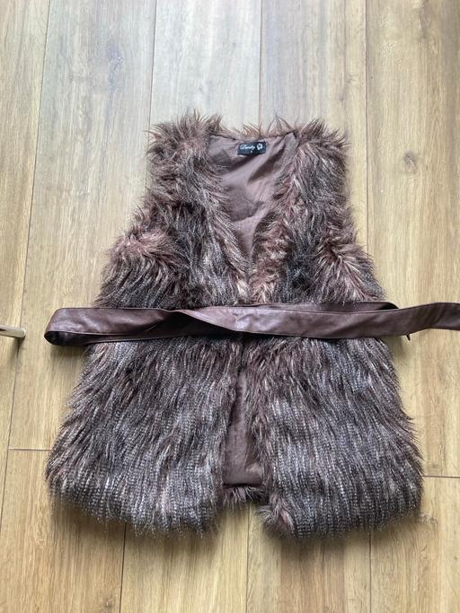 Buy & Sell Barking and Dagenham Rush Green - Barking and Dagenham - Photos for Brown fur body warmer size S