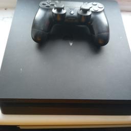 like new condition ps4 slim with cables and controller comes with no games but this all a great deal