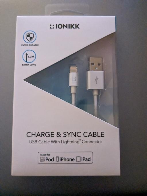 Buy & Sell East London Highams Park - East London - Photos for NEW Lightning Cable - 1.3m