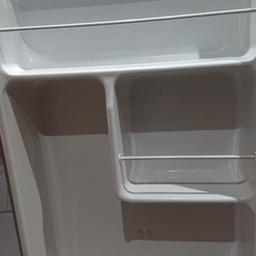 Small fridge. Like new from Currys. Paid £119 for it. Capacity 67 litres. 64 x 44 x 51.