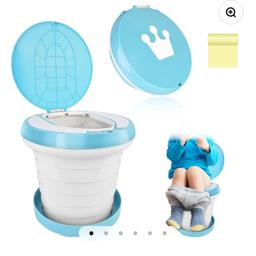 2 in 1 porta potty collapsible. new
this is great for camping to make it easier for little ones when they need the loo. its collapsible to put away or to carry with you. just put a bag inside when need to use. also can be used as a stool for kids to sit on. (even as a collapsible bin in your camper?) 
£10 collection only. no posting. no delivery