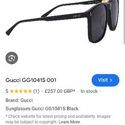 Gucci sunglasses no case I can send pics of ones I have same as the picture