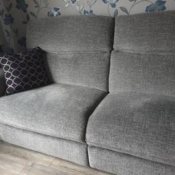3 seater electric recliner and 1 standard chair excellent condition had less than a month, only selling as wanting a corner one, smoke/pet free home buyer to collect.  collection date will be arranged after viewing 