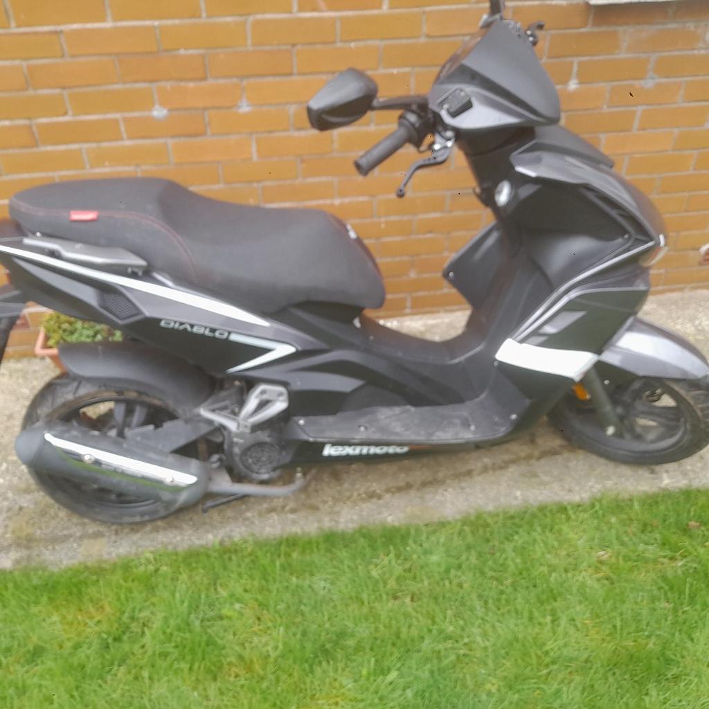 lexmoto diablo 125 good condition only 600 miles from new