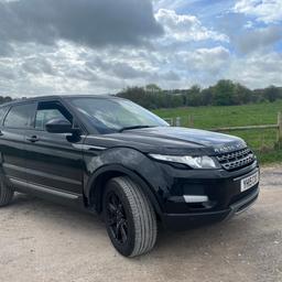 2015 Range Rover Land Rover evoque SD4 for sale

- [ ] Full Logbook V5C available
- [ ] Service history full by land rover
- [ ] Mot certificate
- [ ] 76000+ on the clock
- [ ] comes with puncture kit in boot
- [ ] Full leather Heated seats
- [ ] Folded mirrors ( with reflective floor lights )
- [ ] Parking sensors front and rear
- [ ] Sat nav / DAB radio / Bluetooth / USB
- [ ] Black gloss alloys
- [ ] Day time running LED lights
- [ ] Maridian surrounded System speakers
- [ ] Plenty more options with this model !!!!
- [ ] £7800
X2 keys

Buyers notes !!!

- [ ] Minor 10 size dent on the near side rear door
- [ ] Category N ( none structure damage e.g small dents )