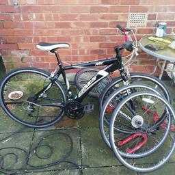 All working racer bike, perfect condition, spare set of wheels and inner tubes as seen on the photo. Get yourself a real bargain!