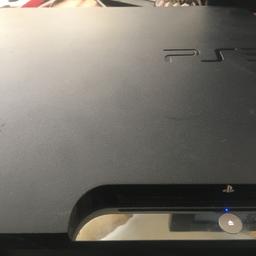 Sony PlayStation 3 250GB hard drive (232GB available) + 7 games.
Running CFW 4.90 (outdated) with various homebrew applications. 1 controller slightly faulty, the left D-pad button can stick but is fixed by clicking it in. The console can play online but requires a re flash for the Cobra firmware.