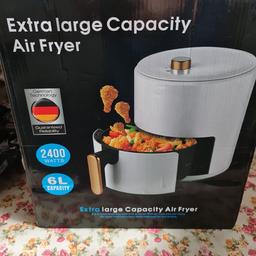 #startfresh
Brand new Large capacity Air Fryer
2400watts
Start healthy eating
6L Capacity
REDUCED TO CLEAR
You will NOT find a 6Litre Air fryer for £25!!!!
Reduced and NO OFFERS
Last two left
£25 EACH!