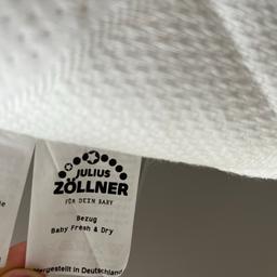 Verkaufe eine frisch gereinigte Babymatratze von Julius zöllner. 
70x140cm 
An Selbstabholer