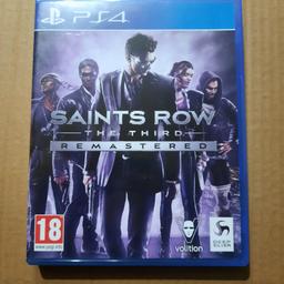 Saints Row The Third Remastered, Collection or Delivery.