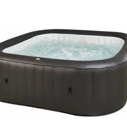 6 person square inflatable hot tub with built in pump remote control jets 
Excellent condition in box 
Only used for 2 weeks last summer 
£320 Ono 
Pick up blackhall rocks 
Or can deliver locally 
No shipping
