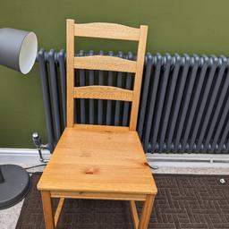 I have 4 IKEA JOKKMOKK chairs for sale in excellent condition

original price paid £30.00 each.

Selling for £15 each

Buy all 4 chairs for £60.00

Buyer to collect