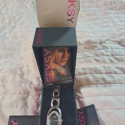 Brand new Seksy Sekonda Ladies Watch which retails at £49.00. It has been in a draw never worn it is in original box so will make a great gift.