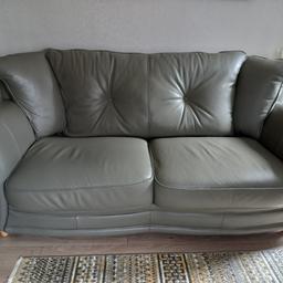 Leathermill 3 seater, 1 chair and storage pouffe, sofa width 79", depth 39", chair 45", depth 39", in excellent condition no stains, scratches, no marks at all, buyer to collect from smoke and pet free home no time wasters, cash only thanks
