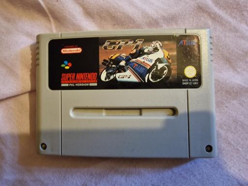 Buy & Sell Essex Thurrock - Essex - Photos for Super Nintendo GP1 game (unboxed game only)