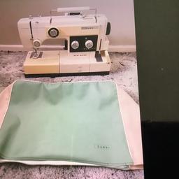 New Home Combi 624 Sewing Machine &
Overlocker all in one.
Comes with Cover,Foot Pedal and Instruction Book.