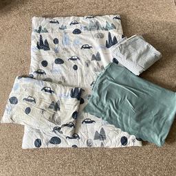 X1 Set of Duvet with Pillow Case 
X1 Fleece Blue Blanket from IKEA 
X1 Quilt with Pillow IKEA 

Smoke & Pet Free Home 
In great condition, has been thoroughly washed - has been packed away in wardrobe. 

Collection from Walsall