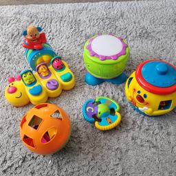 bundle of 6 baby/toddler toys
interactive, all working