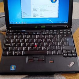 In very good condition and looked after pet free and smoke free home. Lenovo ThinkPad X200 windows 7.Honest callers only please look at my other adverts as well. Thanks so much.