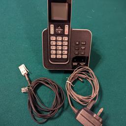 Panasonic Landline Digital Phone with Answer Phone KX-TGD320E
Great condition
Eco Mode Plus / Eco Mode
Easy to Hear Answering System Sound
Nuisance Call Block
Comes with everything in the photos
Can post for additional cost