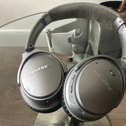 NOISE CANCELLING WIRELESS HEADPHONES: The perfect balance of quiet, comfort, and sound. Bose uses tiny mics to measure, compare, and react to outside noise, cancelling it with opposite signals. Bluetooth range-up to 9 m (30 feet).

(Headphones will come on their own with no box or accessories hence the price)