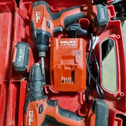 hilti sid 2-A & SF 2H-A
x3 Batterys b12/2.6
charger & case
in good working order