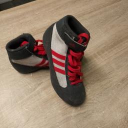 for sale size 12 Adidas boxing boots in brill condition only worn twice for half hour paid 60 wanting 20 collection only from Pontefract