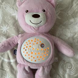 Chicco First Dreams Teddy Bear
Chicco First Dreams Teddy Bear with Night Light, Pink | Projects Stars, Lighting Effects, Relaxing Music, Calming for Baby
