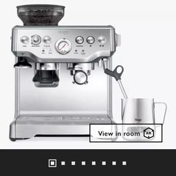 Had since Christmas but doesn’t get used much as stopped drinking coffee. All in working order with the original brown box which I can provide. Perfect condition. Everything included in images.

Purchased for over £500.

Open to offers. Can do bundle deal with other kitchen items on my page.

Can test prior to purchasing.