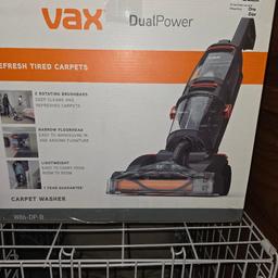 brand new VAX carpet cleaner only use once with full bottle of brand new carpet shampoo cost me 350 looking for 80bono for quick sale
