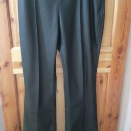 Brand new with tag Zara leather look flared trousers too big but lovely for anyone size 12 with average hight