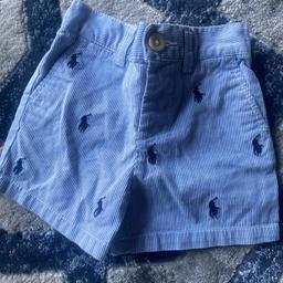 6-12 month Georgous logo chinos worn once or twice if that for holiday immaculate condition 