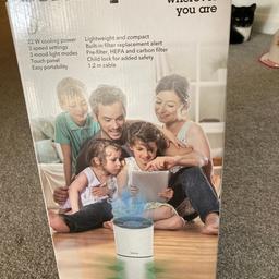 Air purifier new in box opend but not used lost receipt to send back