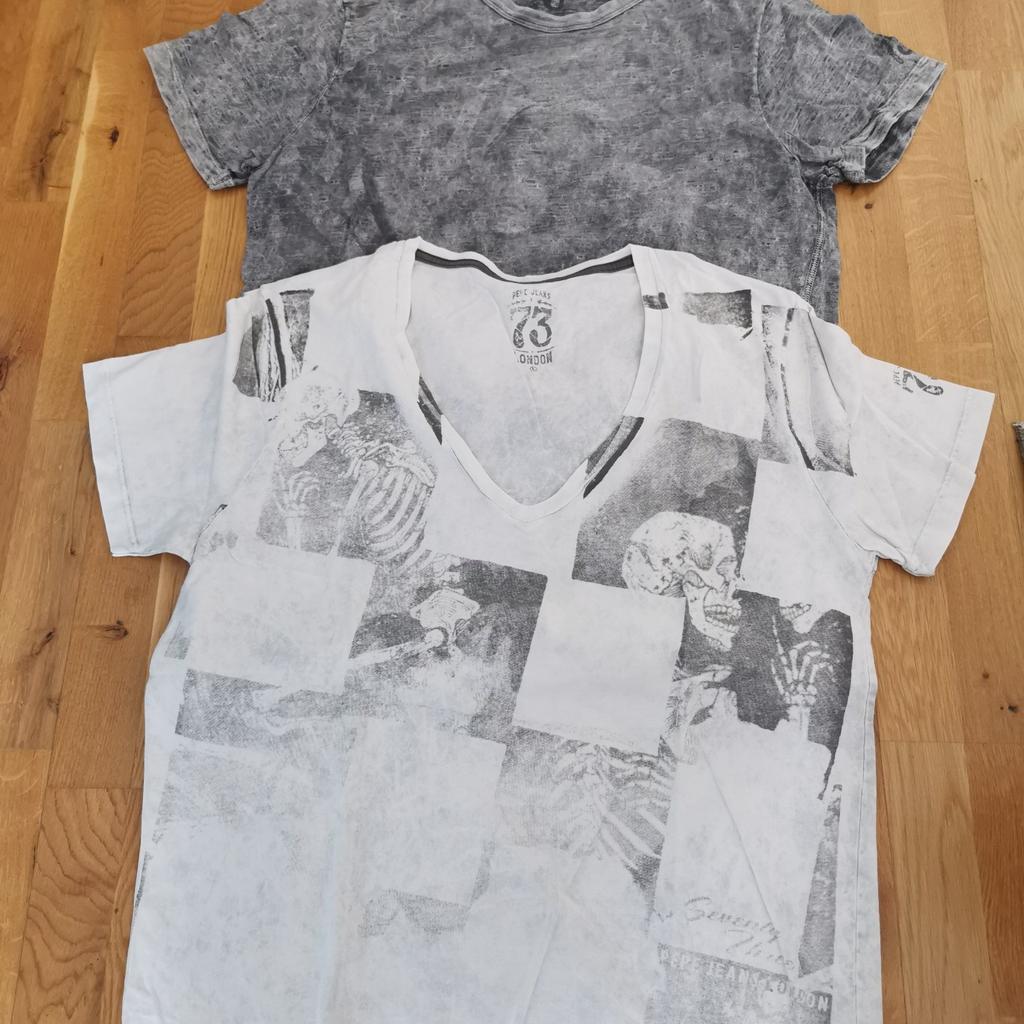 6 coole T-Shirts (PEPE JEANS, JACK JONES, ITALIAN)

Größe L, NEUWERTIG
