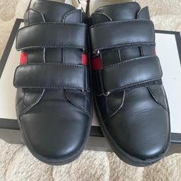 Boys gucci shoes size 37 worn once to family party. Like new still in box. Paid £255