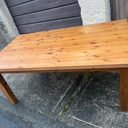Sell very good condition dining table w100 d180 h75 can deliver if Leeds area?