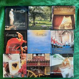 Job lot of 9 classical CDs, each complete with a 20+ page listener's guide.  Cash/collection only from Porthcawl.