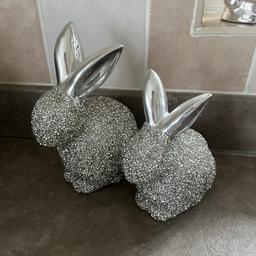 Two bling rabbits in ex condition