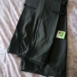 2 pairs boys brand new school trousers from sainsburys, age 11   Teflon acolyte coated, nice trousers