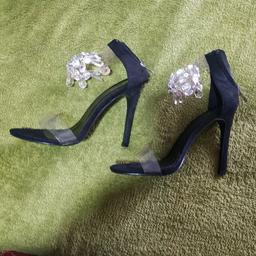 black high heels uk 4 