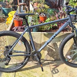 Calibre bike for sale, grey colour with hydraulic brake system bought in January gone £500 still brand new looking for £250 or nearest offer  cash on collection.