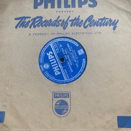 Cross Over The Bridge and
Somebody Bad Stole De Wedding Bell
78 Rpm
1954
Philips records
Few light scratch’s
Good condition for age