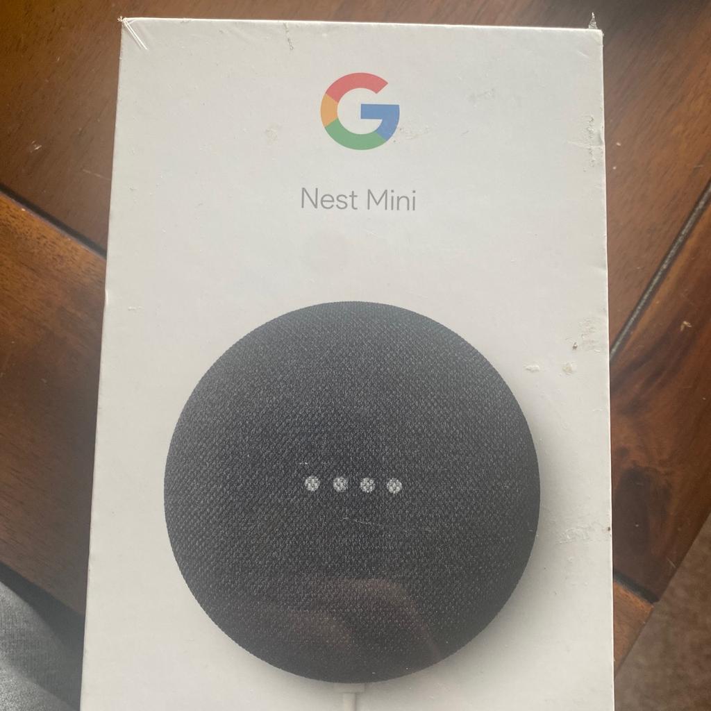 Google nest mini 2nd Gen
Brand new-still in box unopened
Charcoal colour
RRP-£50