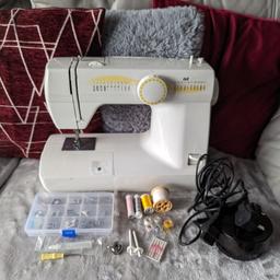 sewing machine and accessories 

collection only