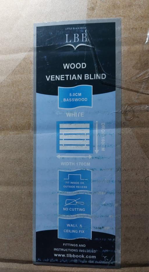 Buy & Sell West Yorkshire Bradford - Photos for 50mm Venetian Blind - W115xL160cm - White